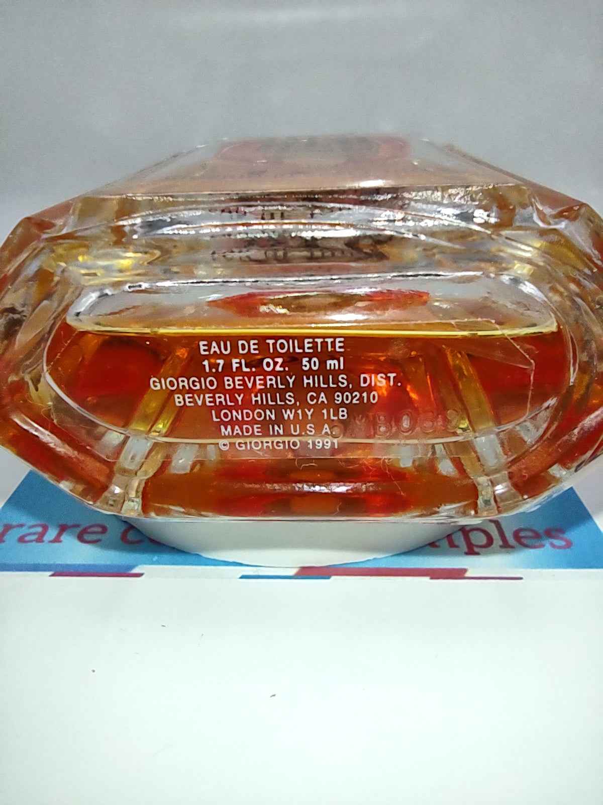 Vintage Decants GIORGIO BEVERLY HILLS Red For Men EDT - 1995 Batch - Men - Sample - Discontinued - Cologne - Perfume - Classic - Retro - Fragrance