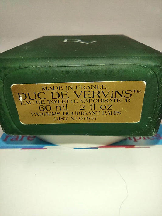 HOUBIGANT Duc De Vervins EDT, 1984 Batch, Men | Vintage Decant Cologne Perfume Fragrance Samples