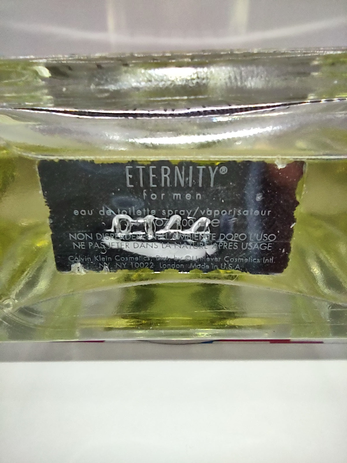 Vintage Decants CALVIN KLEIN Eternity EDT - 1991 Batch - Men - Sample - Discontinued - Cologne - Perfume - Classic - Retro - Fragrance