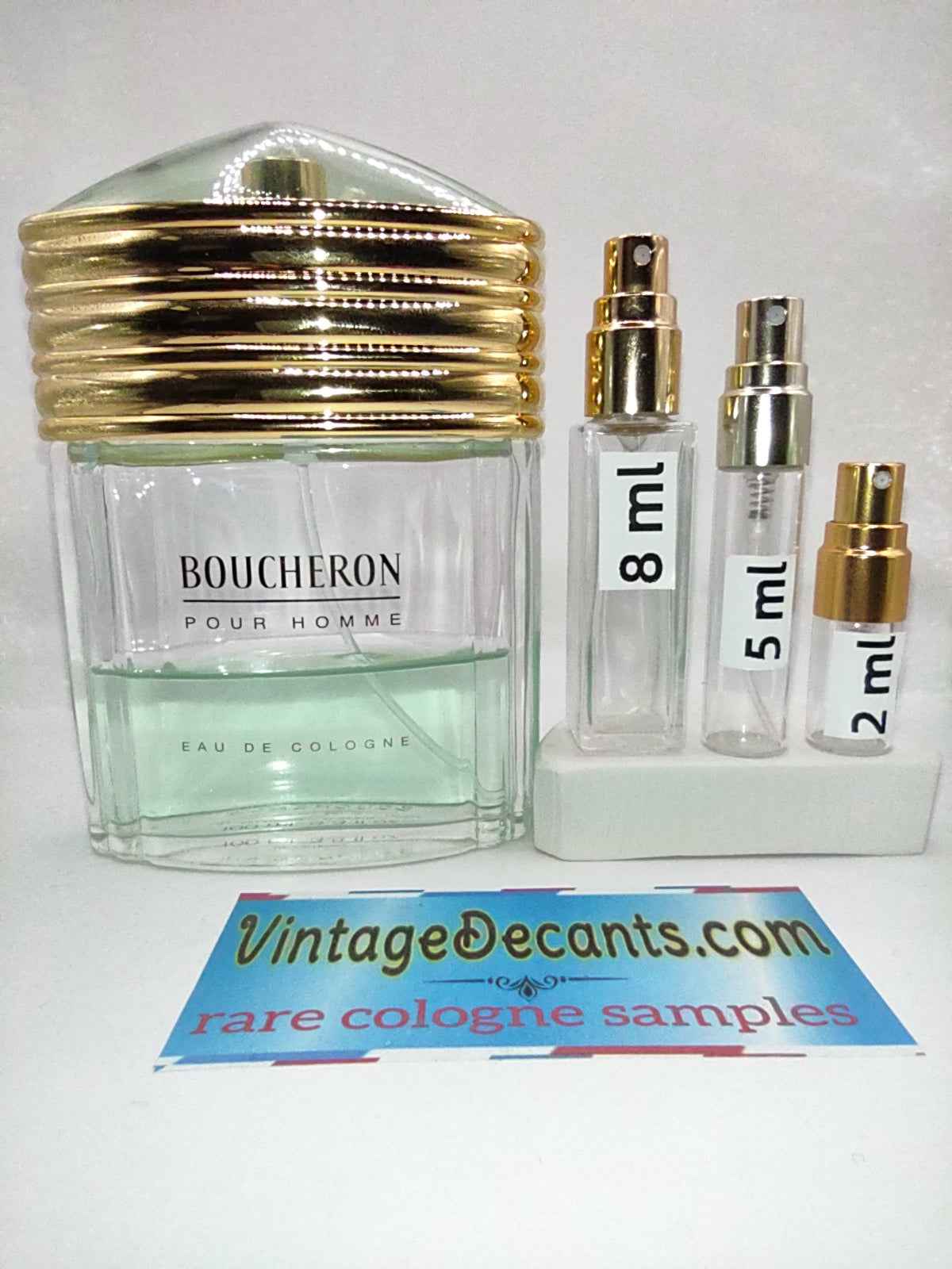 Vintage Decants BOUCHERON Pour Homme EDC - 2004 Batch - Men - Unisex - Sample - Discontinued - Cologne - Perfume - Classic - Retro - Fragrance