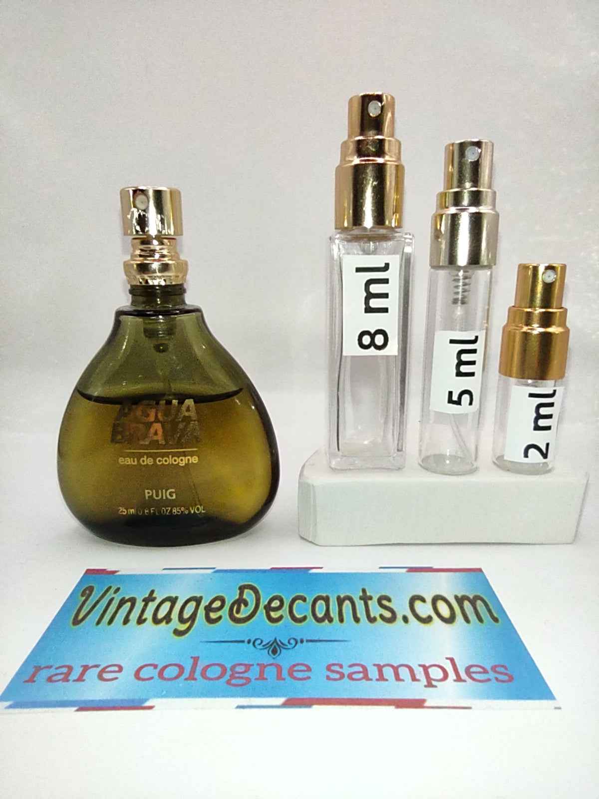 Vintage Decants PUIG Agua Brava EDC - 1980's Batch - Men - Sample - Discontinued - Cologne - Perfume - Classic - Retro - Fragrance
