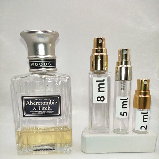 ABECROMBIE & FITCH, Woods EDC, 2004 Batch, Men | Vintage Decant Cologne Perfume Fragrance Samples