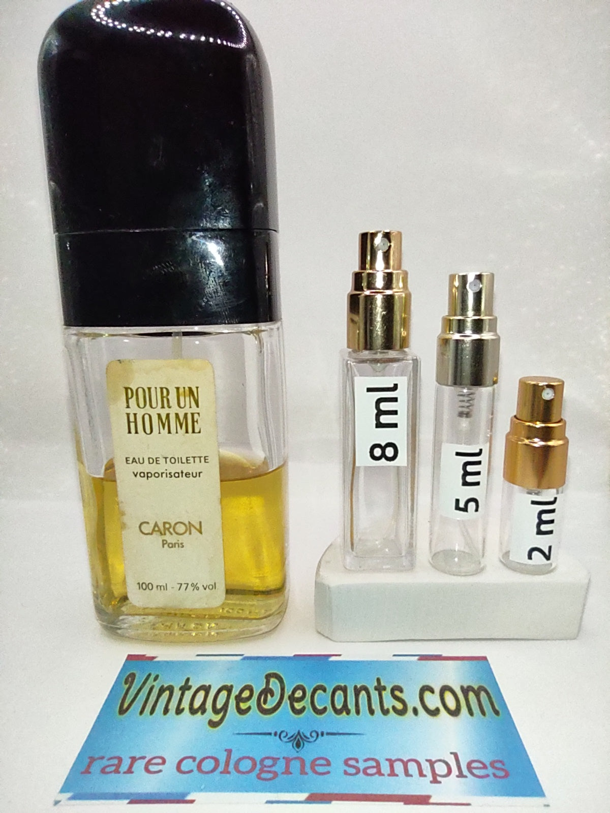 Vintage Decants CARON Pour Un Homme EDT - 1986 Batch - Men - Unisex - Sample - Discontinued - Cologne - Perfume - Classic - Retro - Fragrance