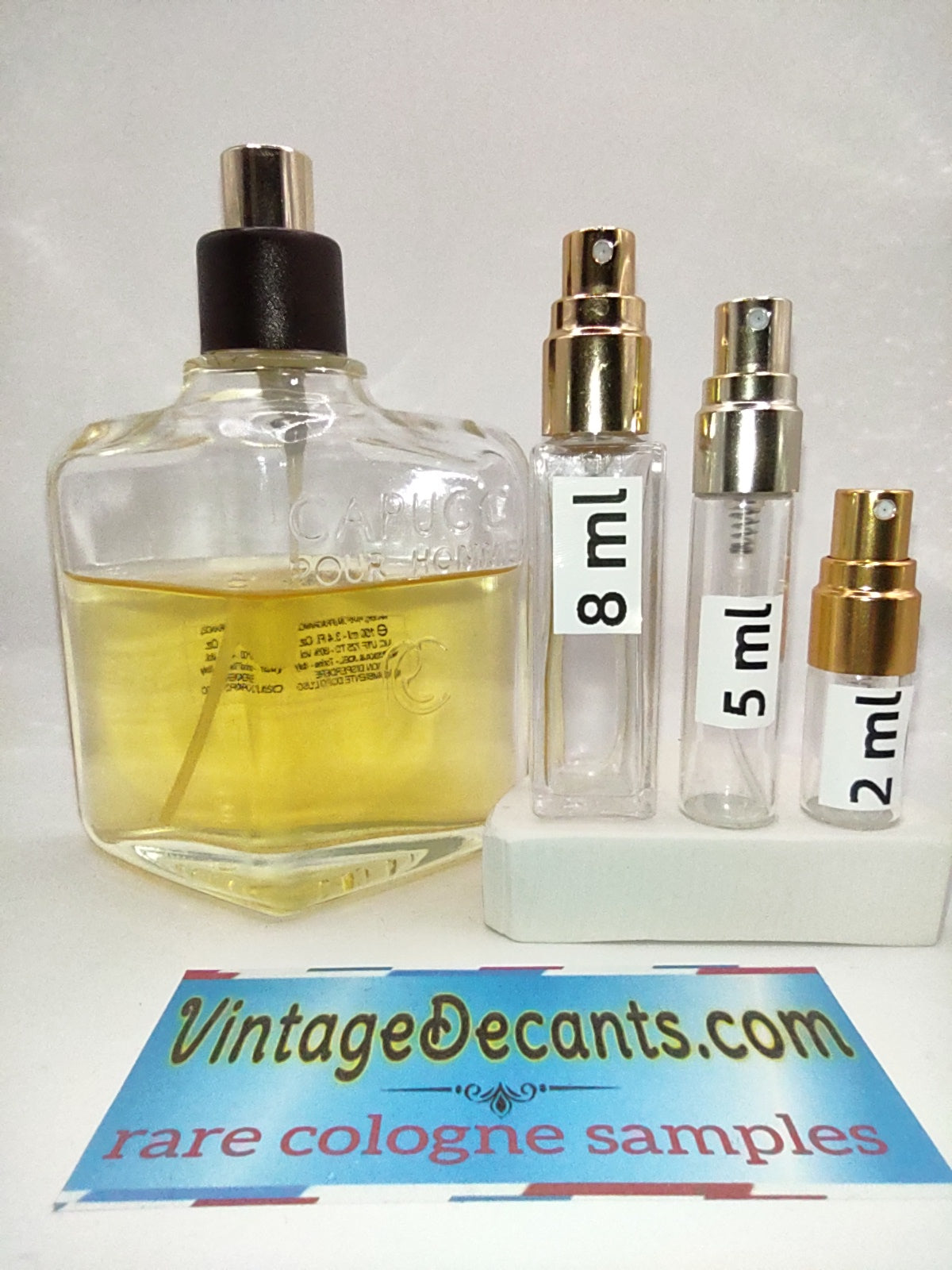 Vintage Decants CAPUCCI Pour Homme EDT - 1990's batch- Men - Sample - Discontinued - Cologne - Perfume - Classic - Retro - Fragrance