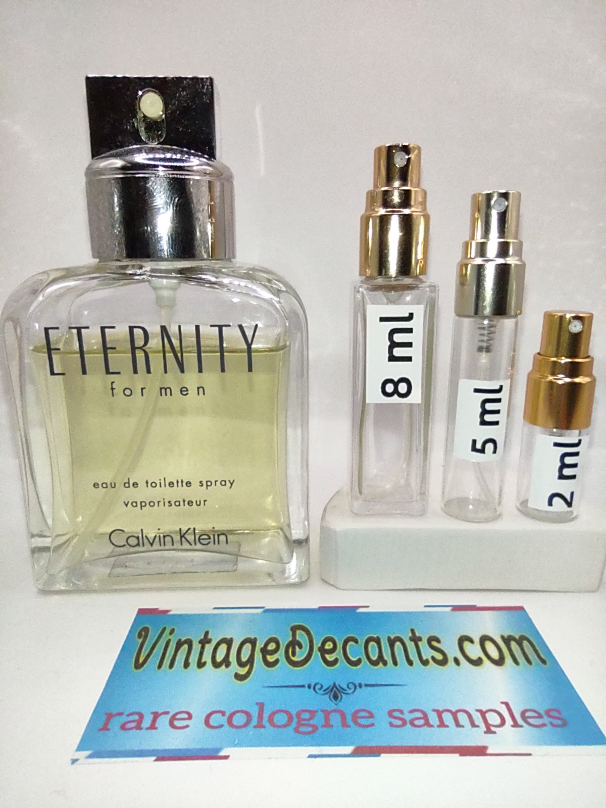 Vintage Decants CALVIN KLEIN Eternity EDT - 1991 Batch - Men - Sample - Discontinued - Cologne - Perfume - Classic - Retro - Fragrance