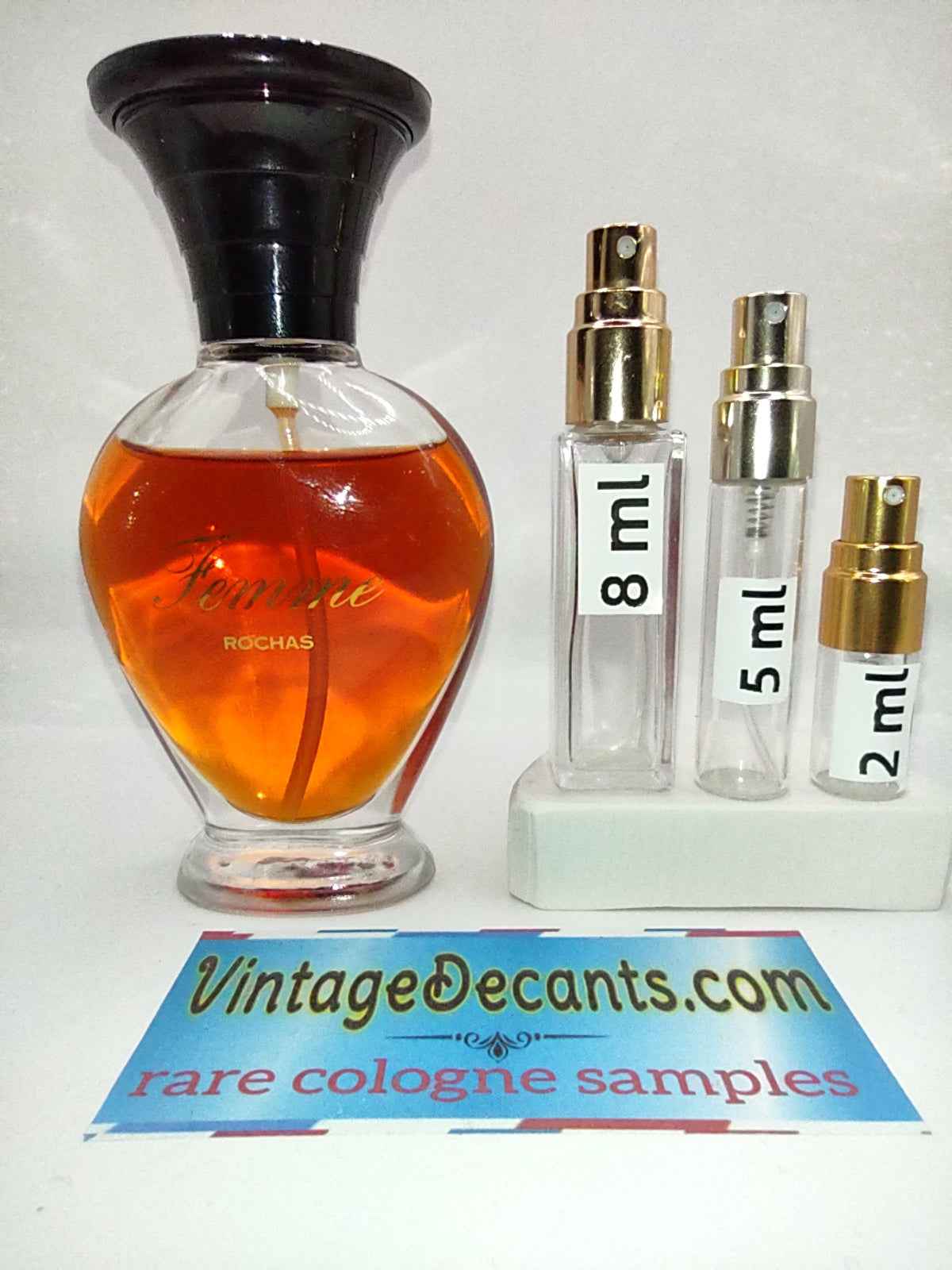 ROCHAS Femme EDP - 1990 Batch - Women - Unisex - Vintage Decants cologne perfume samples