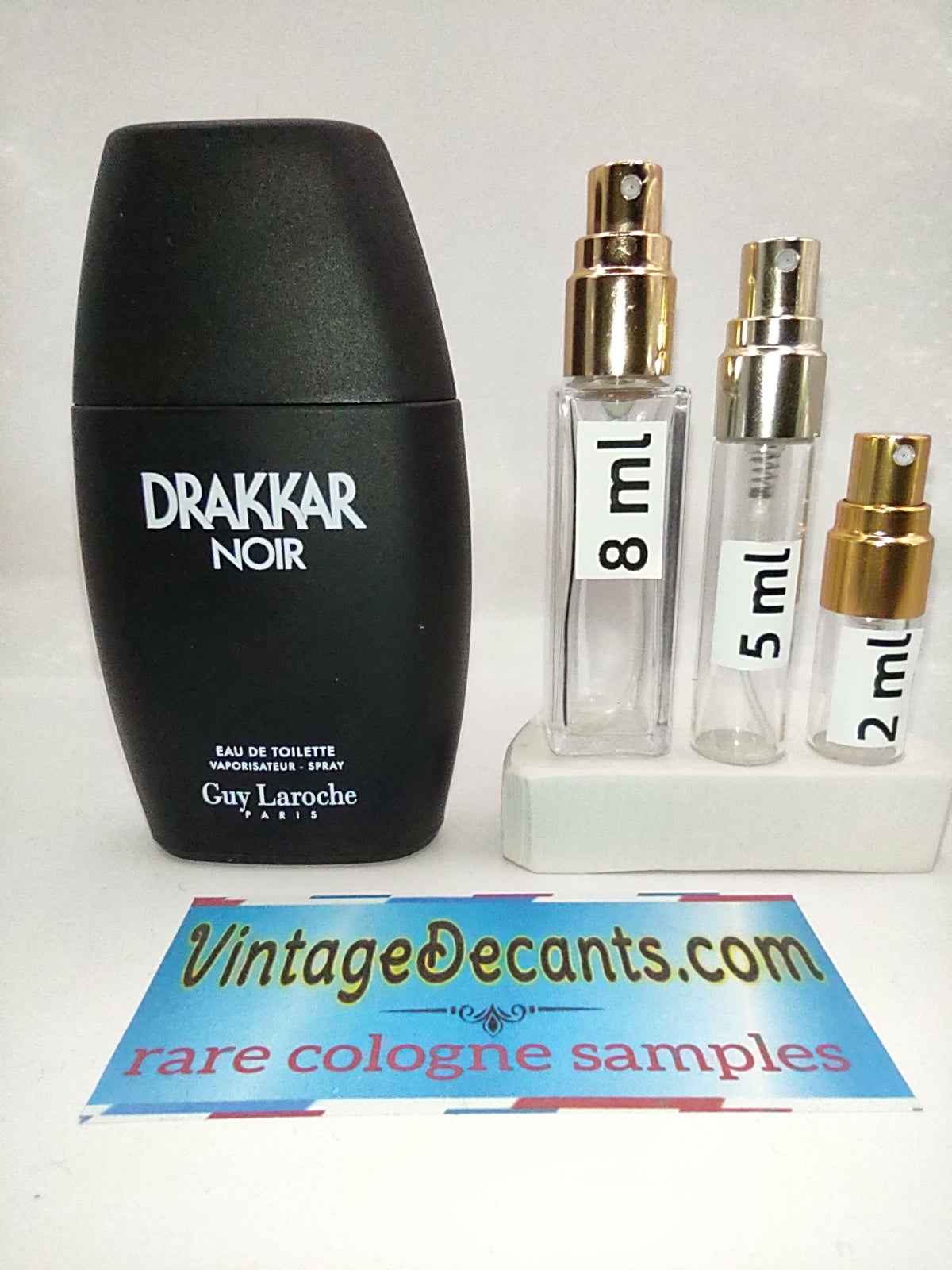 GUY LAROCHE Drakkar Noir EDT - 2022 Batch - Men - Vintage Sample Discontinued Cologne Perfume Fragrance Decants