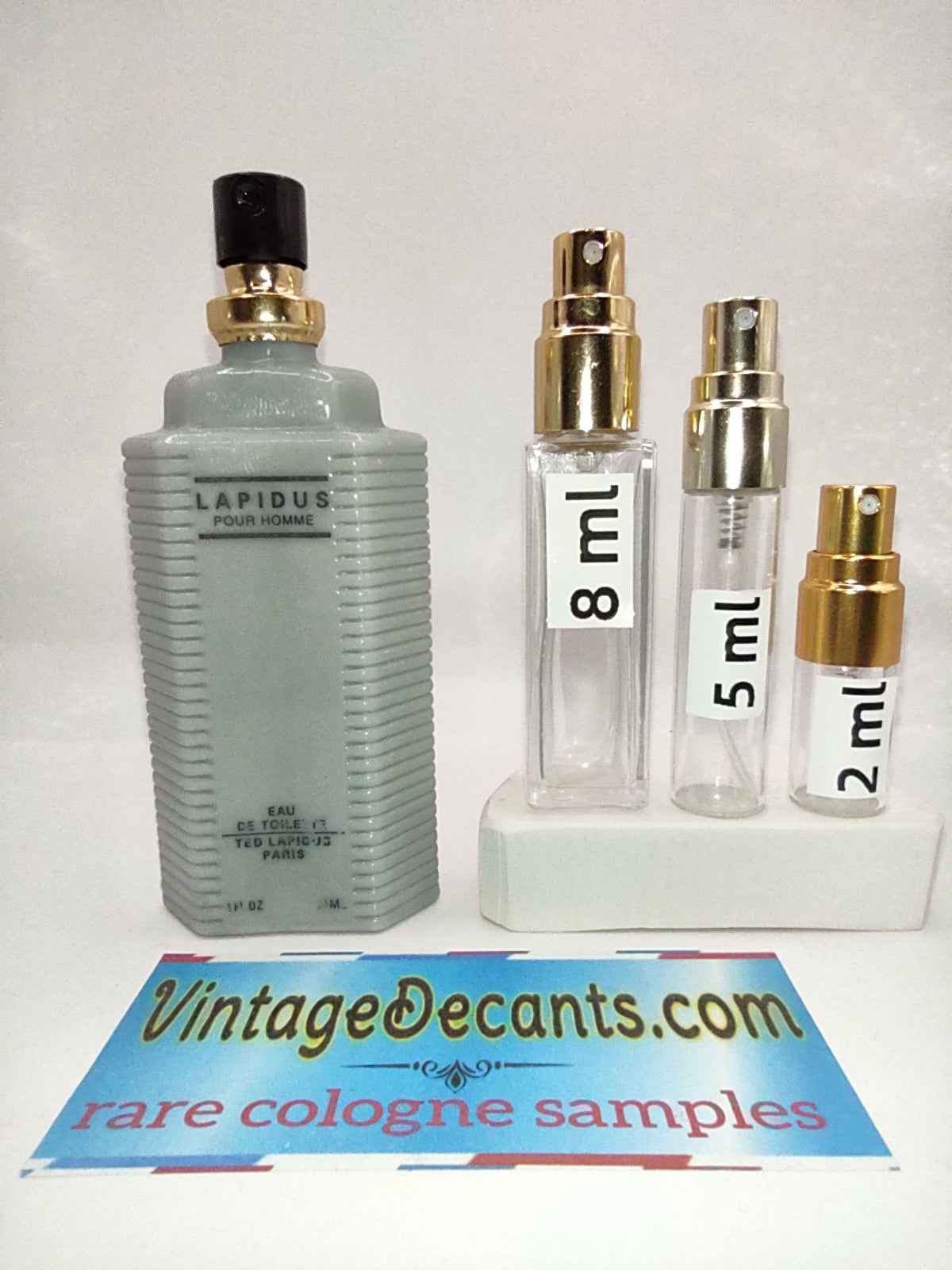Vintage Decants LAPIDUS Pour Homme EDT - 1990's Batch - Men - Sample - Discontinued - Cologne - Perfume - Classic - Retro - Fragrance