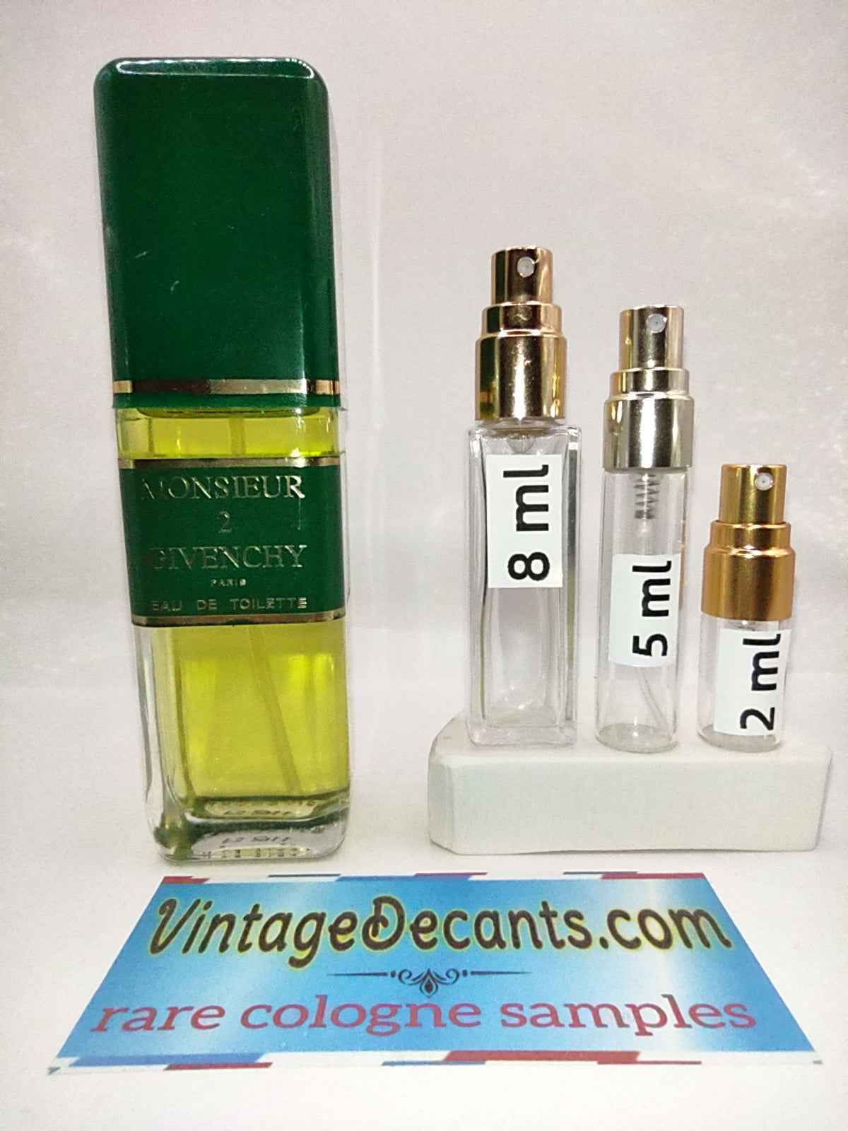 Vintage Decants GIVENCHY Monsieur 2 EDT - 1993 Batch - Men - Sample - Discontinued - Cologne - Perfume - Classic - Retro - Fragrance
