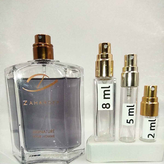ZAHAROFF Signature Pour Homme EDP, 2019 Batch, Men, Unisex | Vintage Decant Cologne Perfume Fragrance Samples