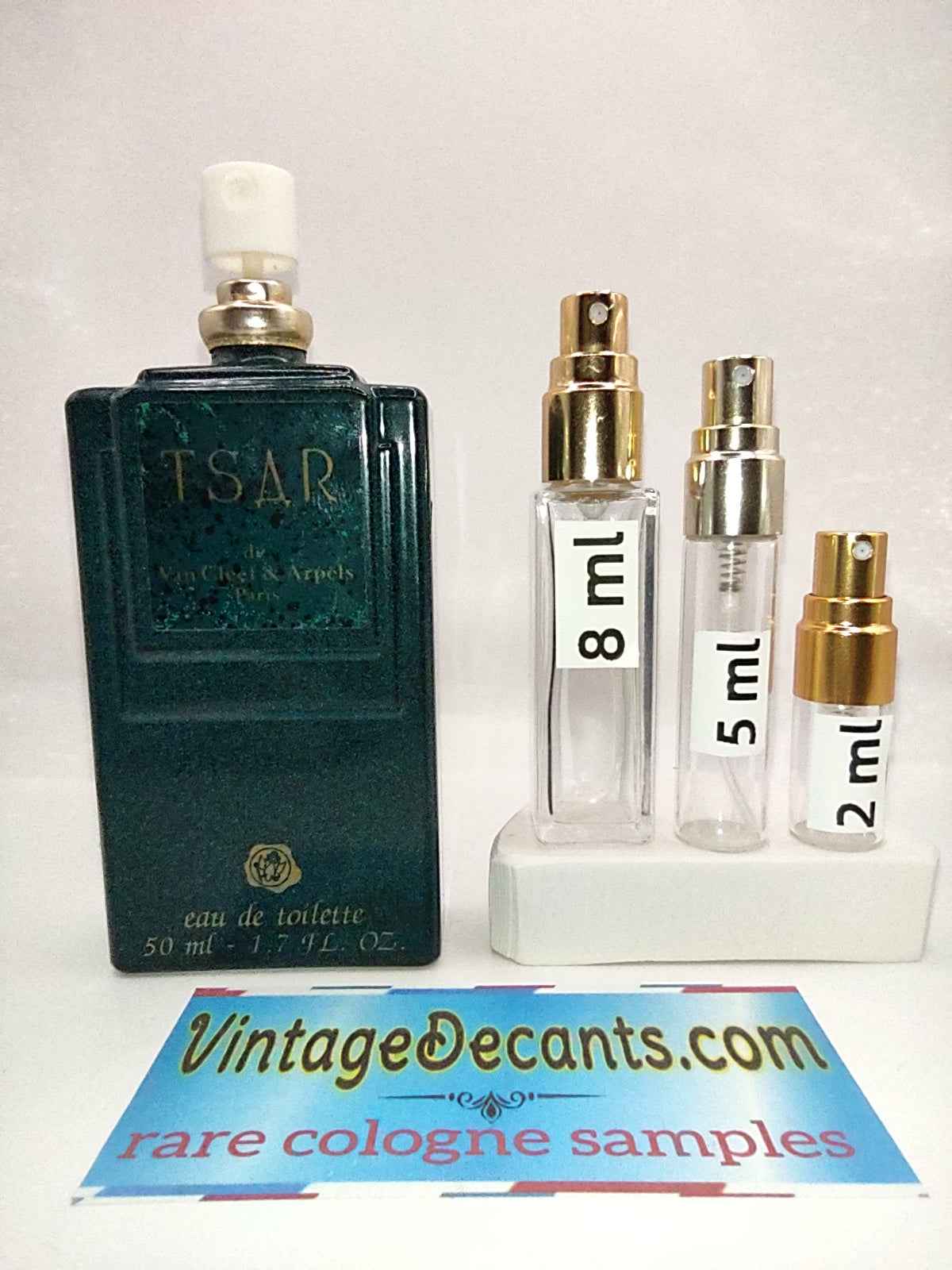 VAN CLEEF & ARPELS Tsar EDT - 1990 Batch - Men - Vintage Decants cologne perfume samples