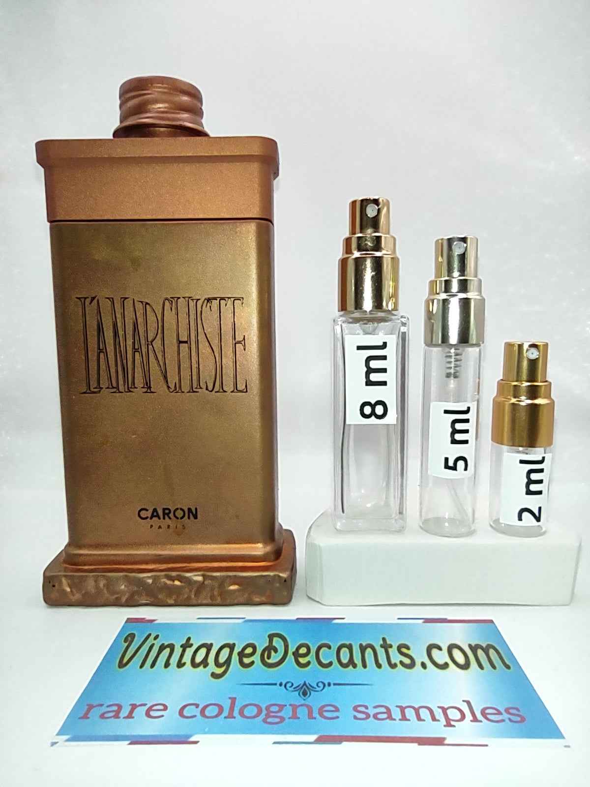 Vintage Decants CARON L'Anarchiste EDT - 2000 Batch - Men - Unisex - Sample - Discontinued - Cologne - Perfume - Classic - Retro - Fragrance