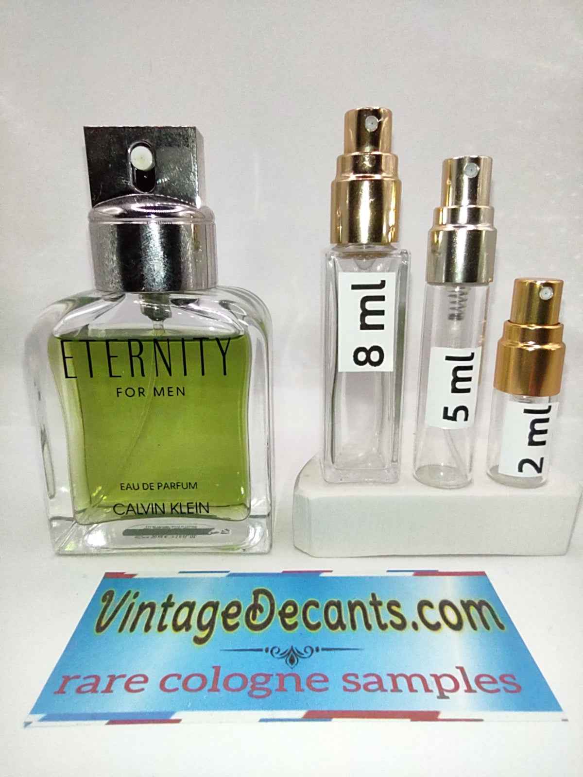 Vintage Decants CALVIN KLEIN Eternity EDP - 2022 Batch - Men - Sample - Discontinued - Cologne - Perfume - Classic - Retro - Fragrance