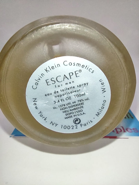 CALVIN KLEIN Escape For Men EDT, 1994 Batch, Men, Unisex | Vintage Decant Cologne Perfume Fragrance Samples