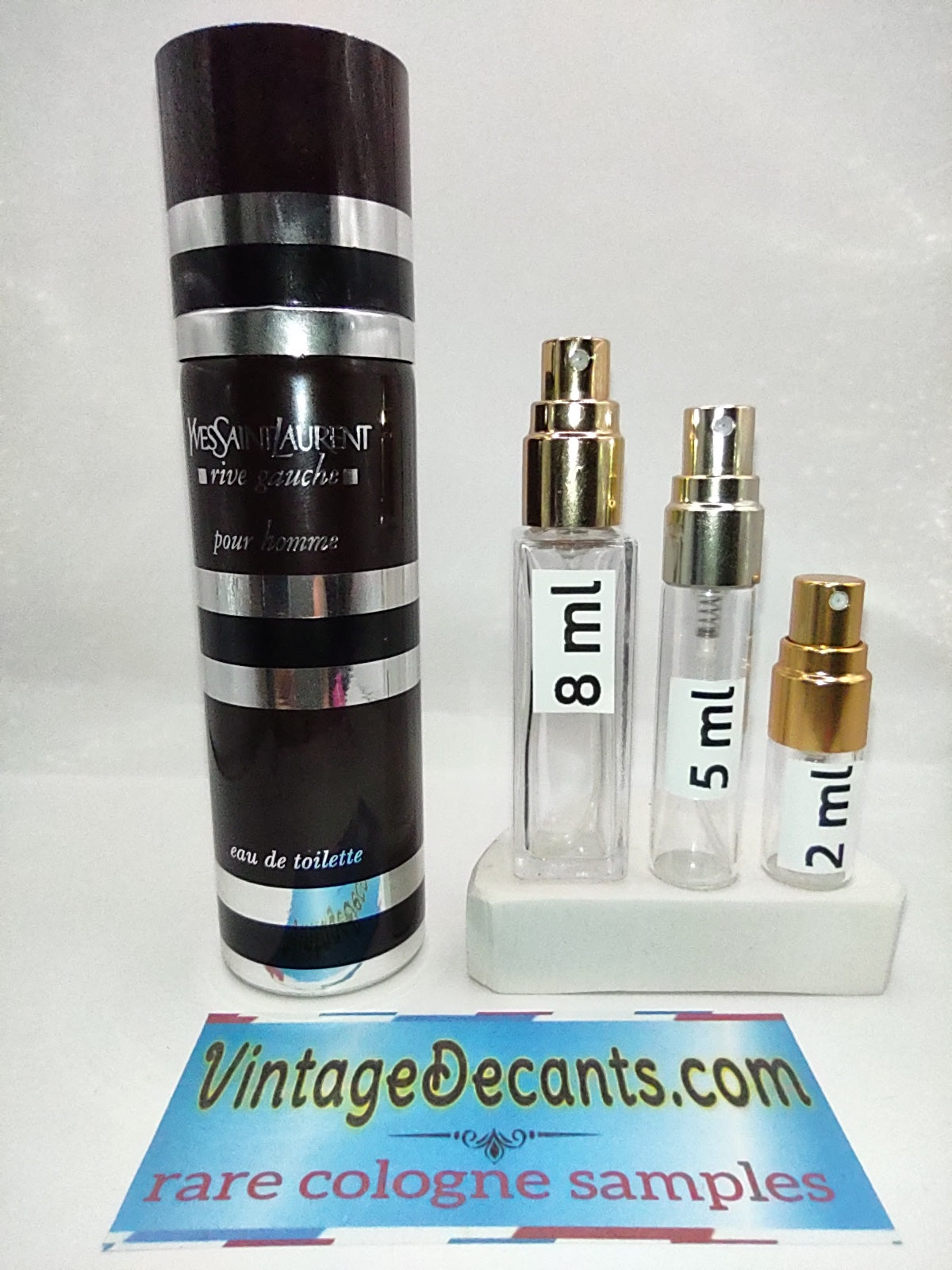 Vintage Decants YVES SAINT LAURENT Rive Gauche Pour Homme EDT - 2003 Batch - Men - Sample - Discontinued - Cologne - Perfume - Classic - Retro - Fragrance