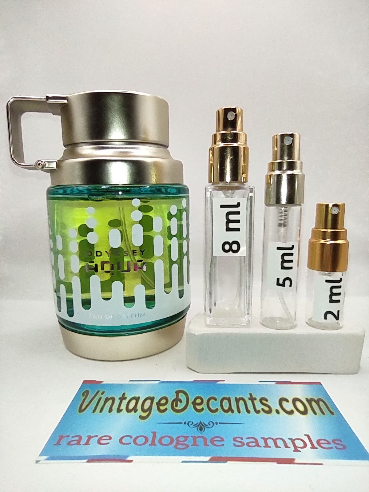 Vintage Decants ARMAF Odyssey Aqua Edition - 2023 Batch - Men - Unisex - Sample - Discontinued - Cologne - Perfume - Classic - Retro - Fragrance