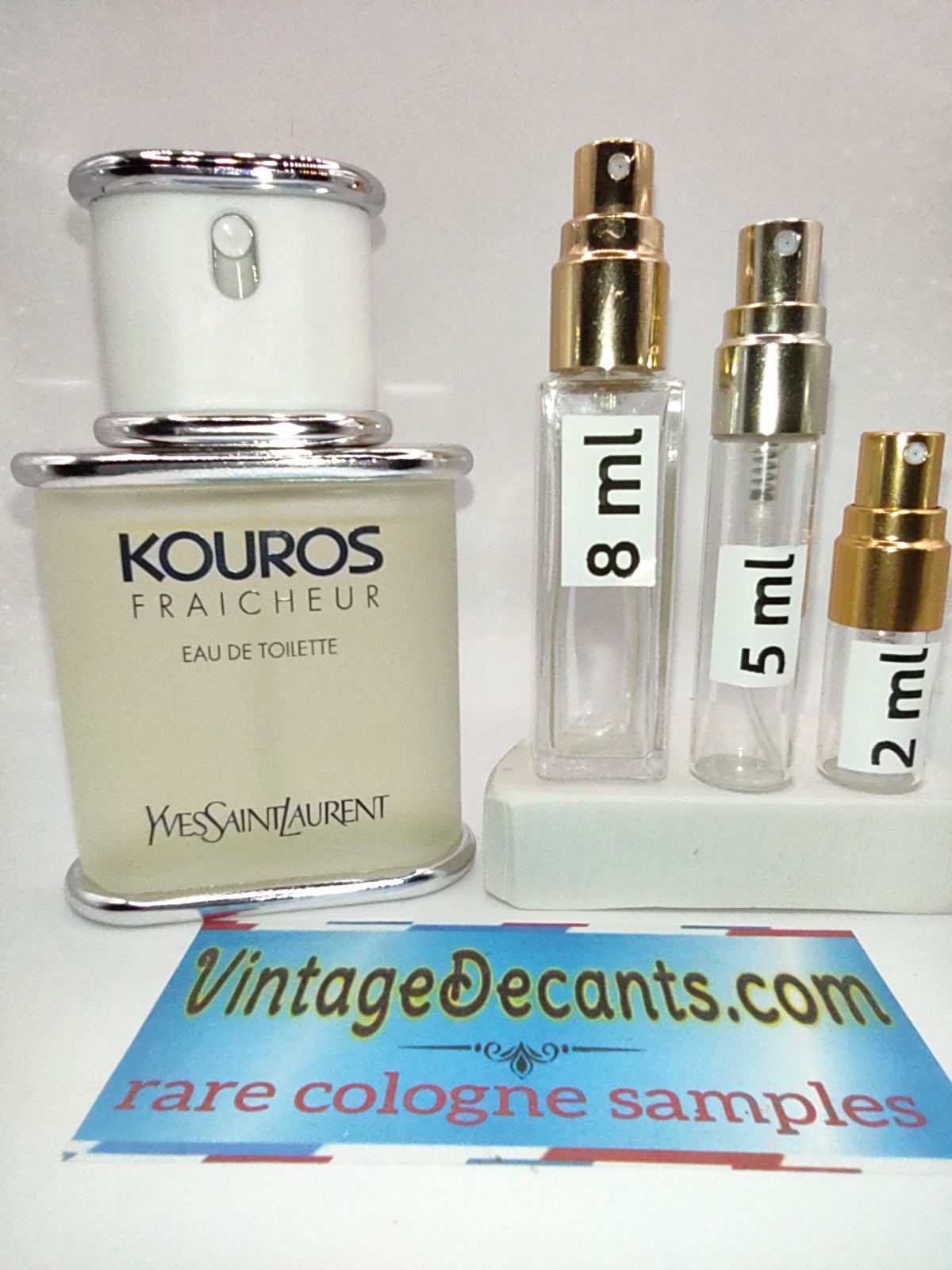 Vintage Decants YVES SAINT LAURENT Kouros Fraicheur EDT - 1999 Batch - Men - Sample - Discontinued - Cologne - Perfume - Classic - Retro - Fragrance