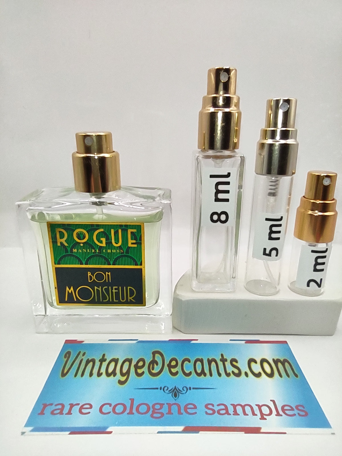 Vintage Decants ROGUE PERFUMERY Bon Monsieur EDP - 2022 Batch - Unisex - Men - Sample - Discontinued - Cologne - Perfume - Classic - Retro - Fragrance