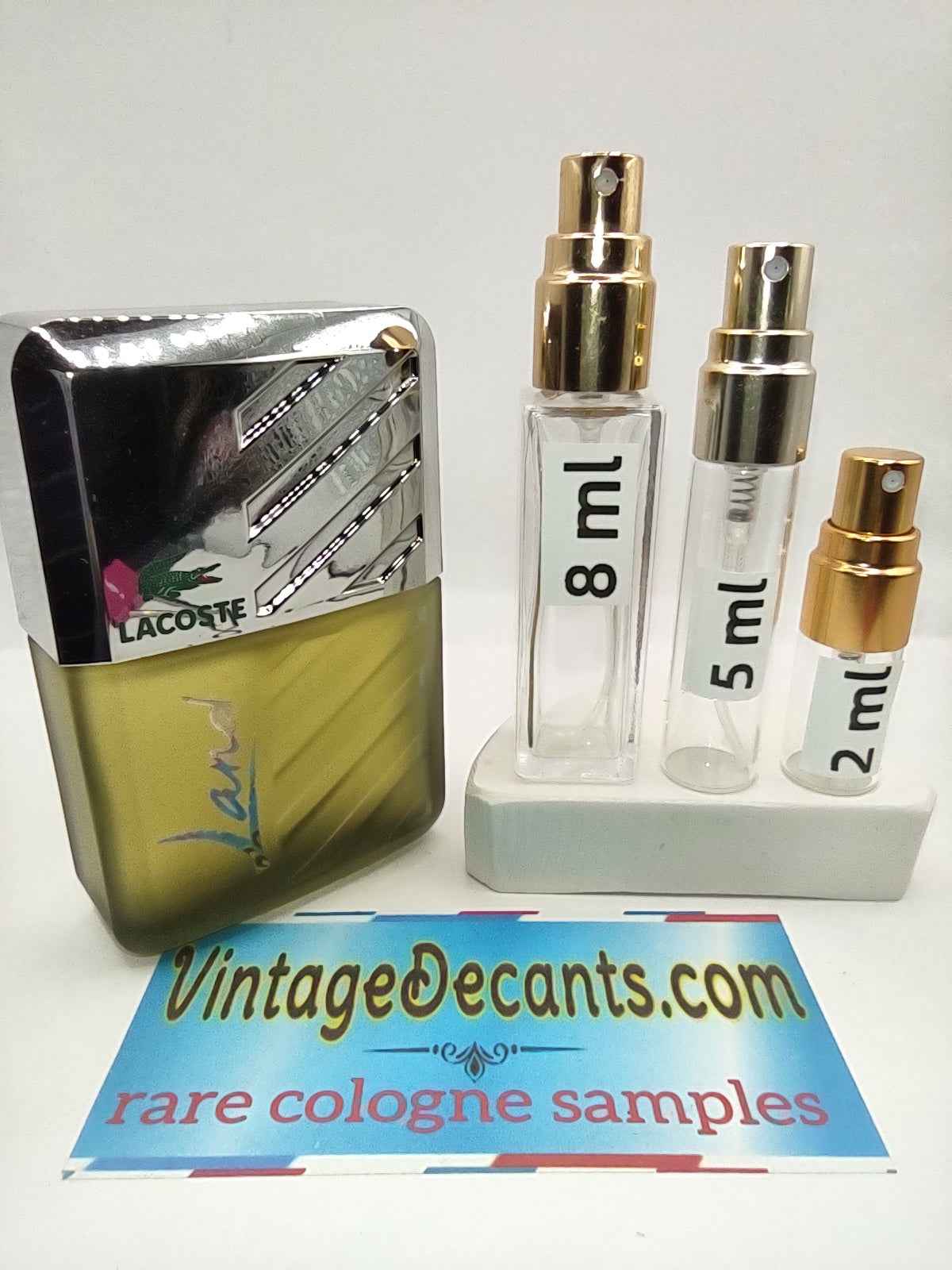 Vintage Decants LACOSTE Land EDT - 1990's Batch - Men - Unisex - Sample - Discontinued - Cologne - Perfume - Classic - Retro - Fragrance