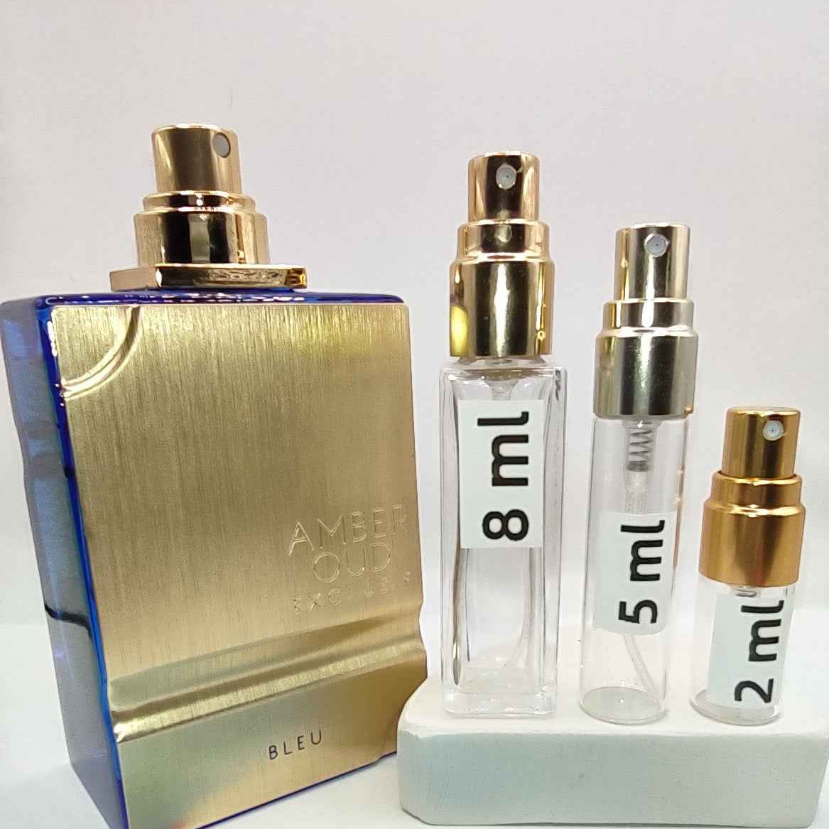 AL HARAMAIN Amber Oud Bleu Exclusif EDP, 2022 Batch, Men, Unisex | Vintage Decant Cologne Perfume Fragrance Samples