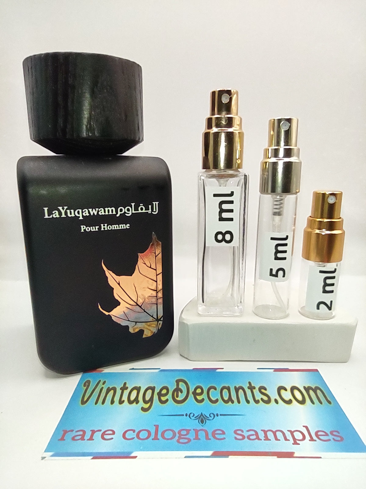 Vintage Decants RASASI La Yuqawam Homme EDP - 2022 Batch - Men - Uinsex - Sample - Discontinued - Cologne - Perfume - Classic - Retro - Fragrance