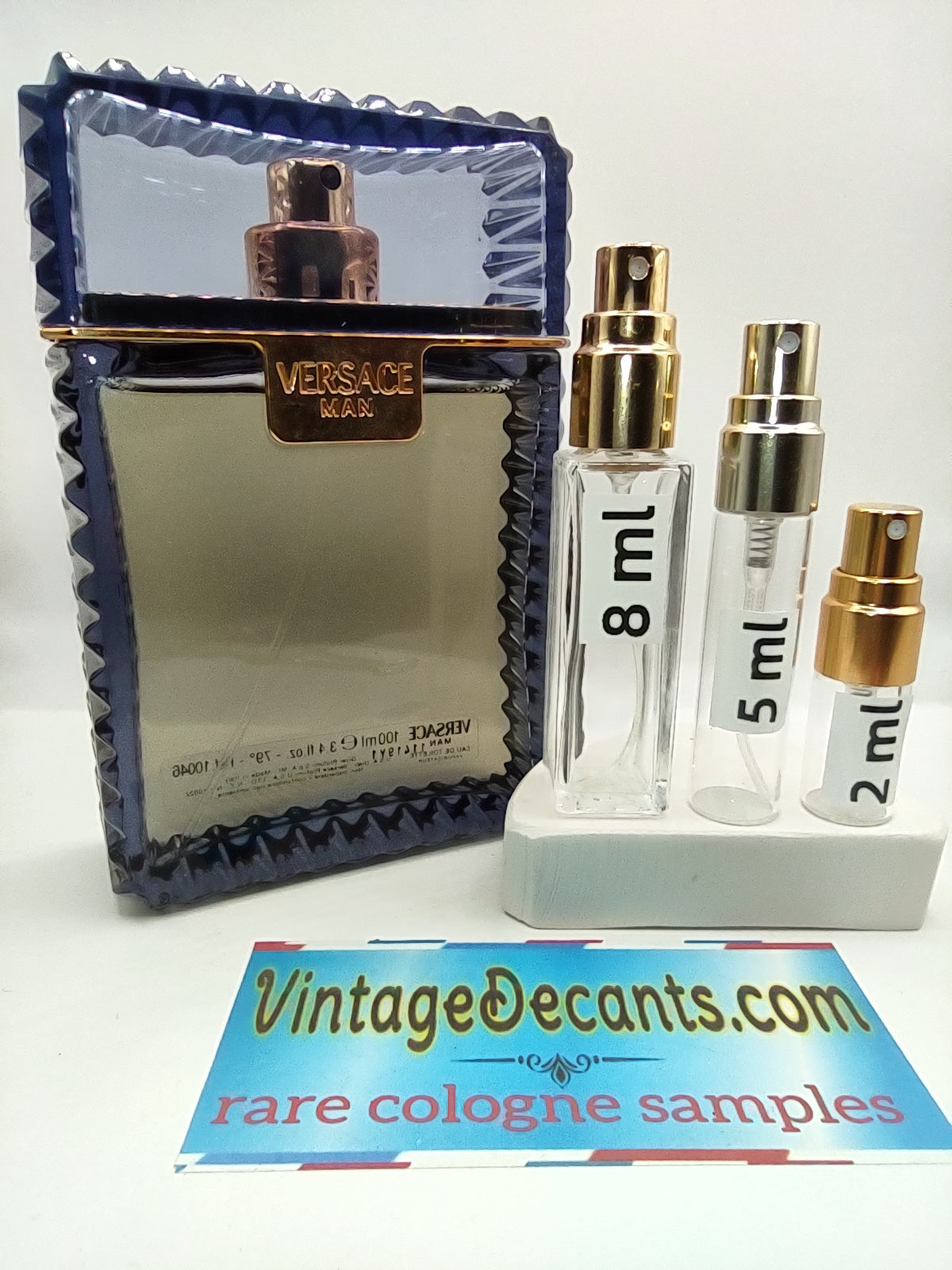 Vintage Decants VERSACE Man Purple EDT - 2011 Batch - Men - Sample - Discontinued - Cologne - Perfume - Classic - Retro - Fragrance