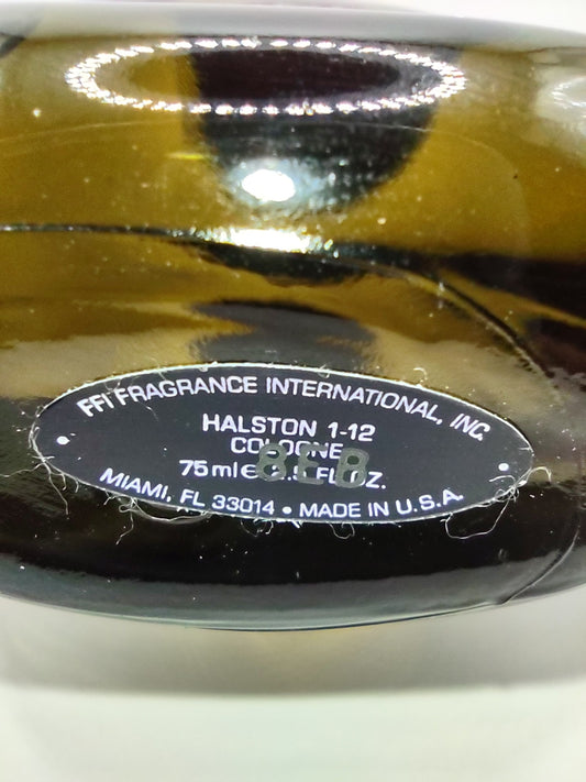 HALSTON 1-12 EDC, 1998 Batch, Men, Unisex | Vintage Decant Cologne Perfume Fragrance Samples
