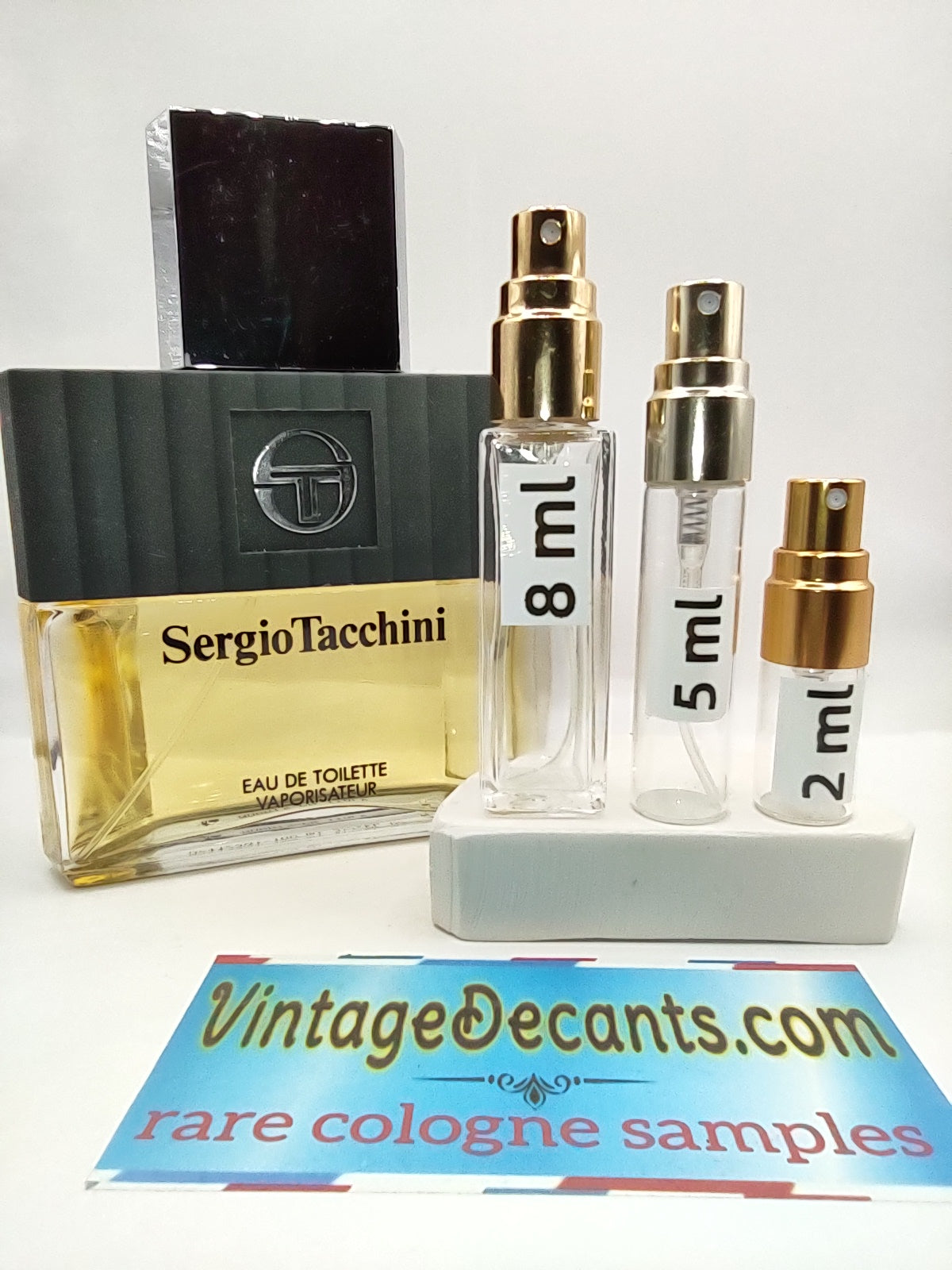 Vintage Decants SERGIO TACCHINI For Men EDT - 1997 Batch - Men - Sample - Discontinued - Cologne - Perfume - Classic - Retro - Fragrance