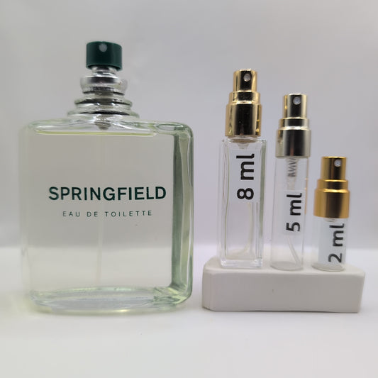 ANTONIO PUIG Springfield EDT, 2002 batch, Men, Unisex | Vintage Decant Cologne Perfume Fragrance Samples