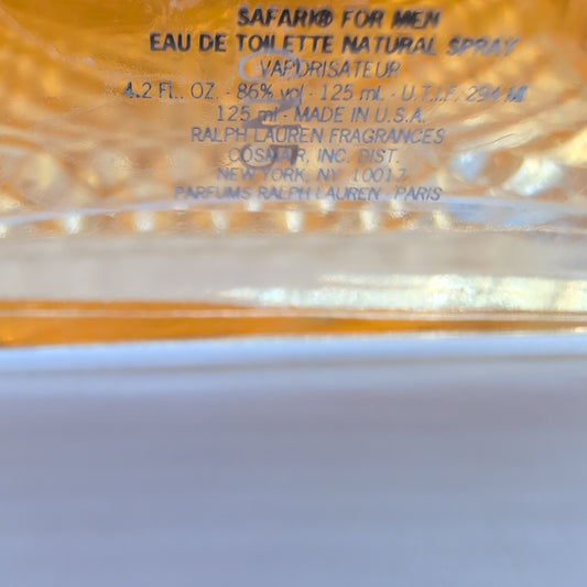RALPH LAUREN Safari for Men EDT, 1997 Batch, Men | Vintage Decant Cologne Perfume Fragrance Samples