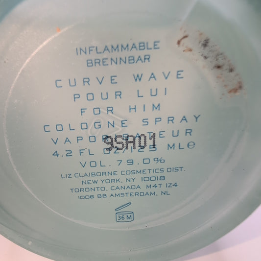 LIZ CLAIBORNE Curve Wave EDC, 2009 Batch, Men | Vintage Decant Cologne Perfume Fragrance Samples