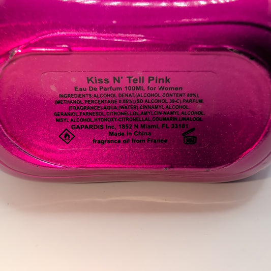 Kiss N' Tell Pink EDP 2020's Batch, Women Perfume Sample