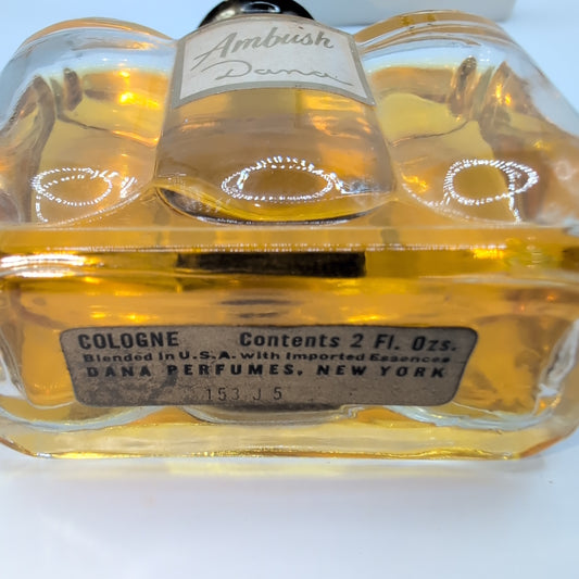 Ambush Cologne, 1970's Bottle, Women Pefume Sample