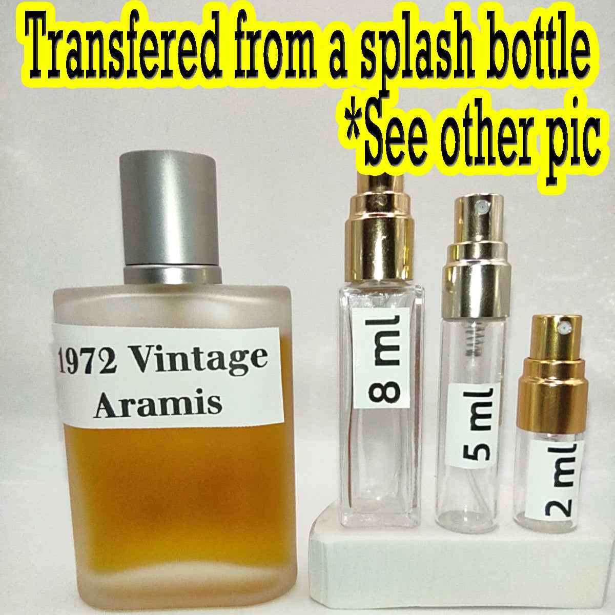 ARAMIS Aramis for Men Cologne EDC, 1970's Batch, Men, unisex | Vintage Decant Cologne Perfume Fragrance Samples