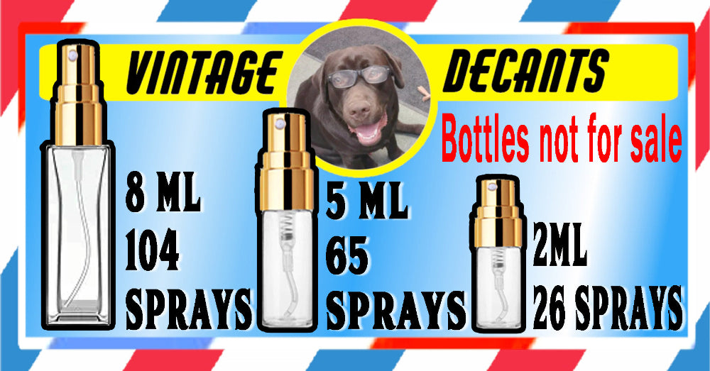 vintage decants cologne perfume samples fragrance classic