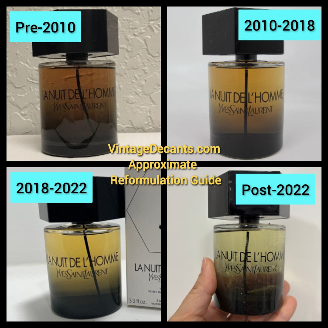 La Nuit de L'Homme EDT, YSL, Reformulation Guide