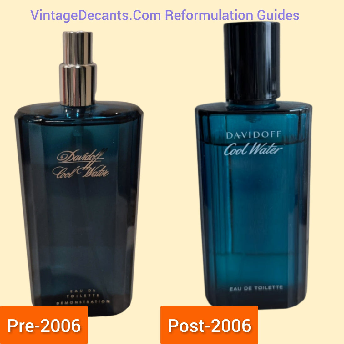 Cool water reformulations