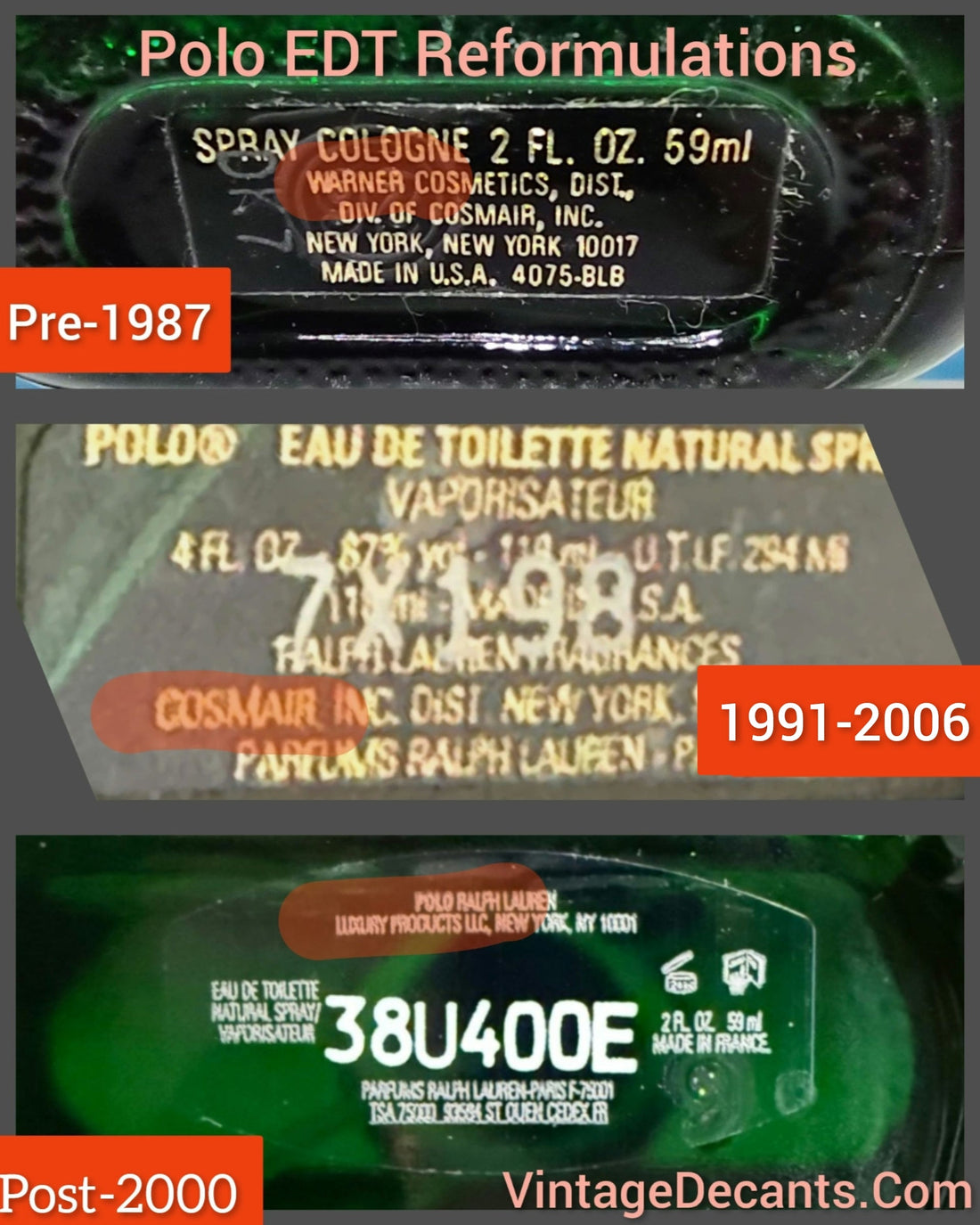 Polo green redormulations