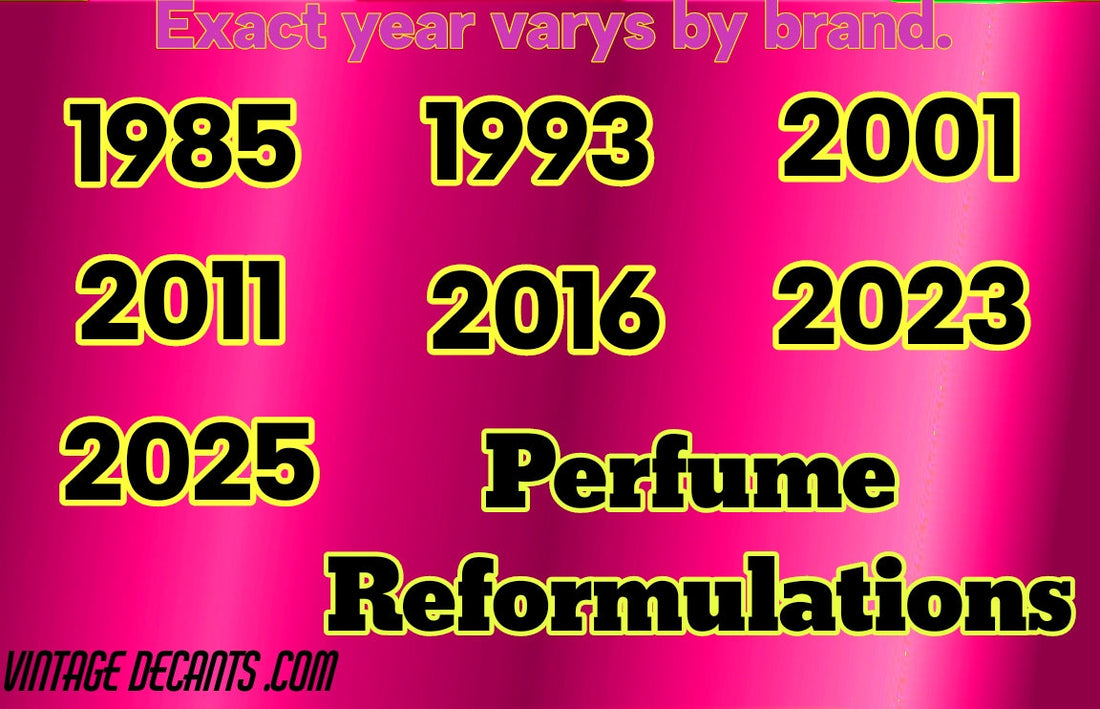 Major perfume reformulations Ep 7 of 9, 2016, restrictions on fixatives