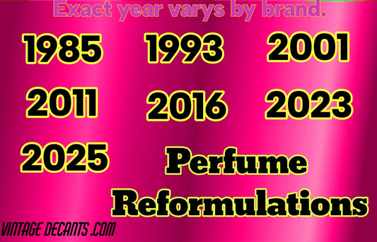 Major perfume reformulations Ep 7 of 9, 2016, restrictions on fixatives