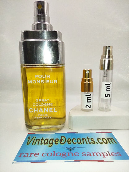 Chanel pour monsieur edt mid 1980s batch Men