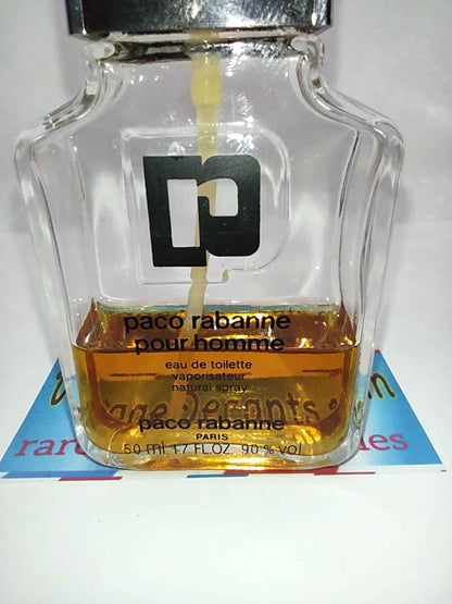 PACO RABANNE Pour Homme EDT - 1980's Batch - Men - Vintage Sample Discontinued Cologne Perfume Fragrance Decants