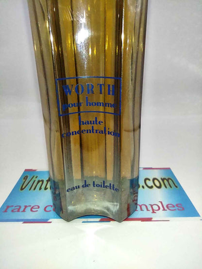 WORTH Pour Homme Haute Concentration - 1980's bottle - Men - Vintage Decants Perfume cologne samples fragrance discontinued