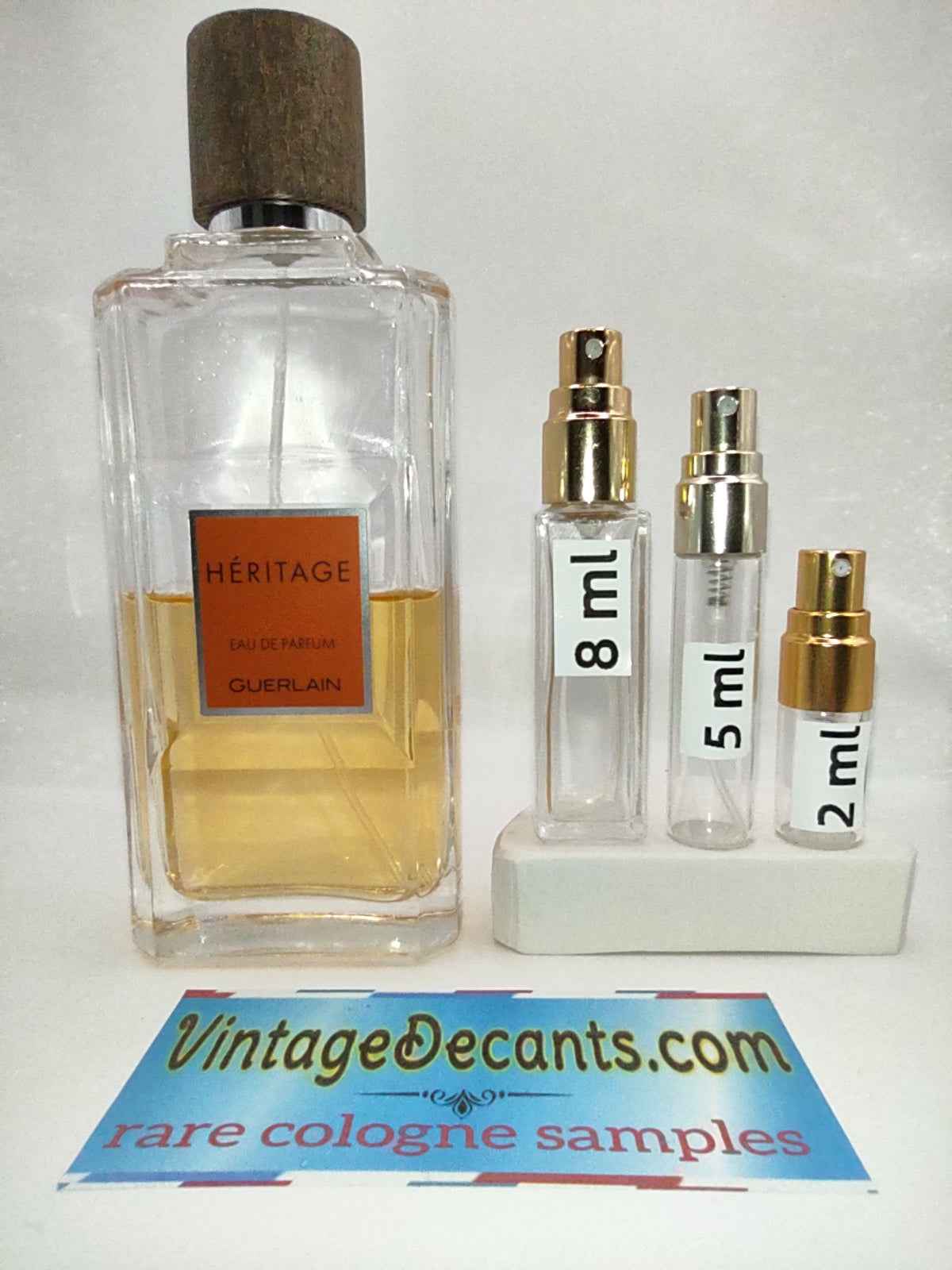 GUERLAIN Heritage EDP - 2019 Batch - Men - Vintage Sample Discontinued Cologne Perfume Fragrance Decants