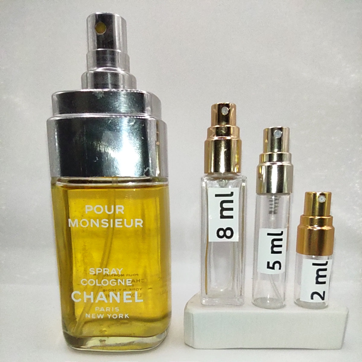 CHANEL pour monsieur EDC, 1980's batch, Men | Vintage Decant Cologne Perfume Fragrance Samples