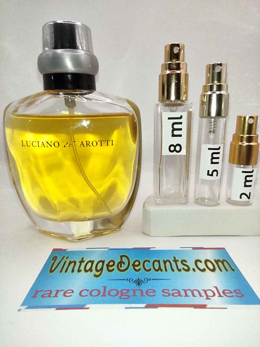 LUCIANO PAVAROTTI For Men EDT - 1994 batch - Men Unisex - Vintage Decants cologne perfume samples