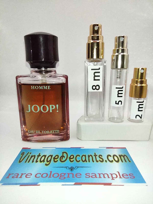 JOOP Homme Men EDT - batch 1990s - Men Unisex - Vintage Decants cologne perfume samples