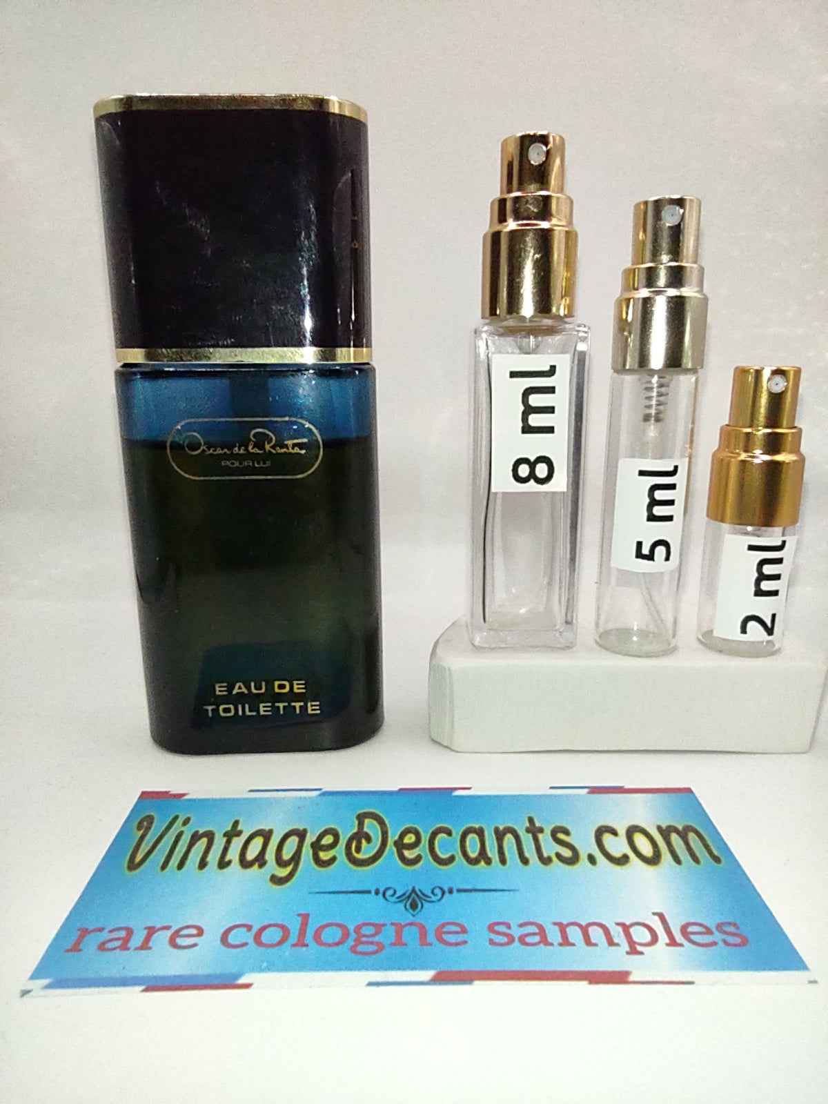 OSCAR DE LA RENTA Pour Lui EDT - 1980's First Batch - Men - Vintage Sample Discontinued Cologne Perfume Fragrance Decants