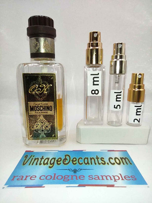 MOSCHINO Pour Homme EDT - 1992 Batch - Men - Vintage Decants cologne perfume samples