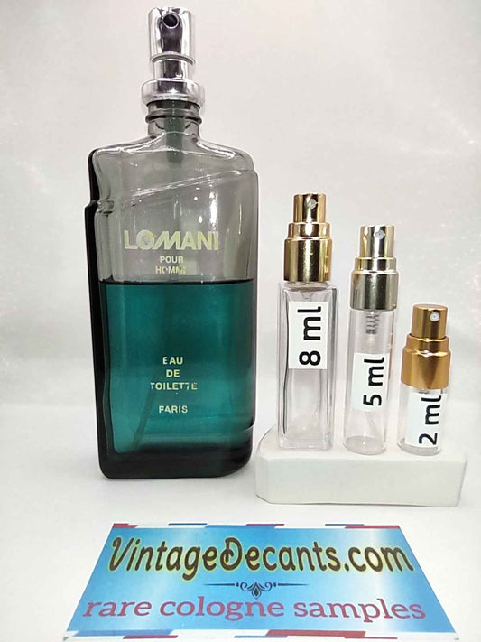 LOMANI Pour Homme EDT 1990's Batch - Men - Vintage Decants cologne perfume samples